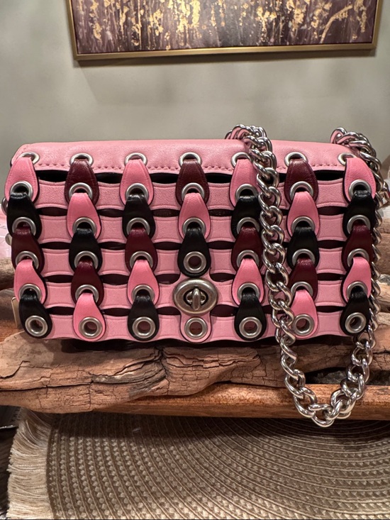 Coach Handbags - Coach 1941 Collection Pink Multi-Accent Chain Shoulder Bag